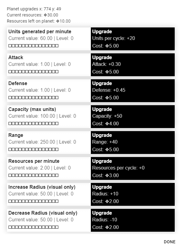 BitPlanets changelogs