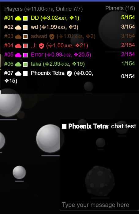 Minor redesign of the chat and the scoreboard to be more readable when the player color is too dark.